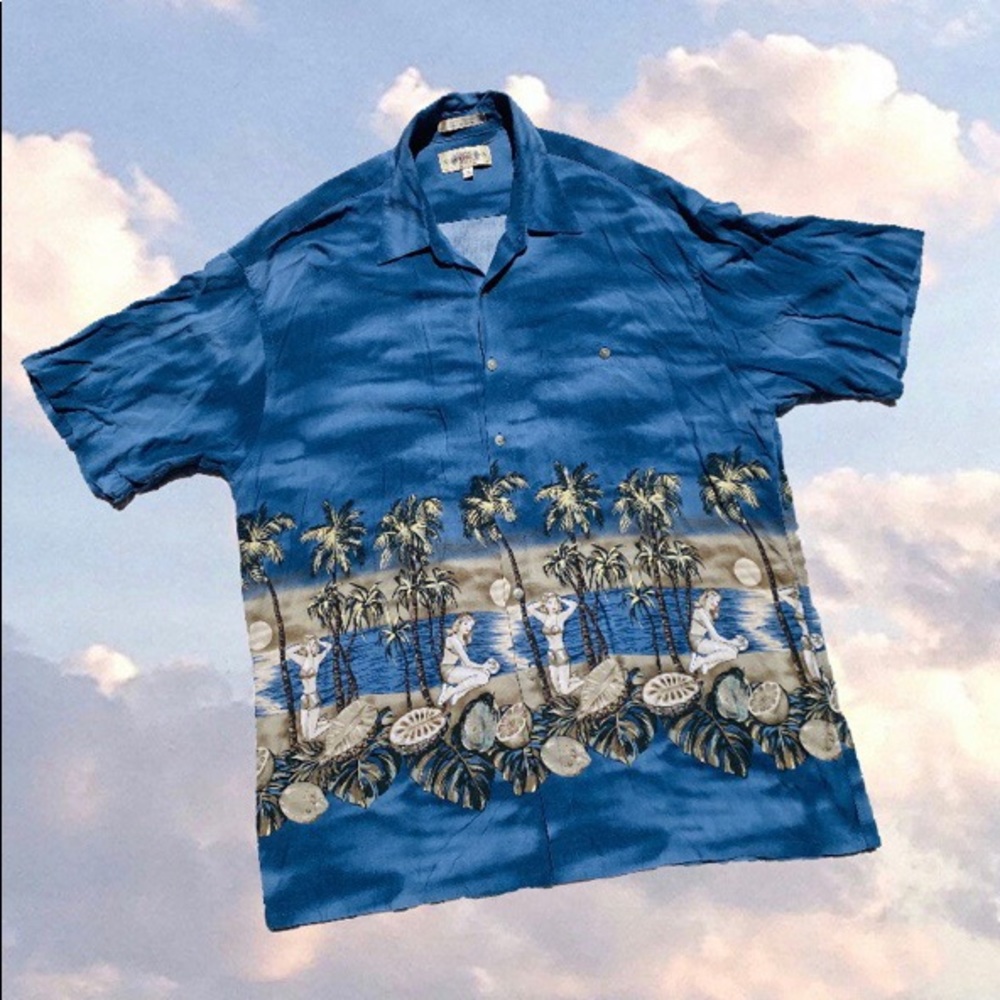 Vintage Hawaiian Pinup Shirt